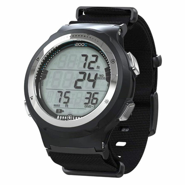 Компьютер наручный i200C, ремешок NATO (black)